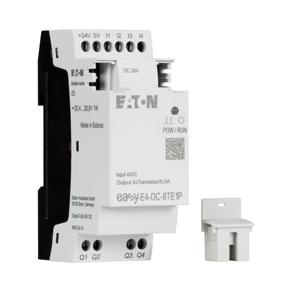 I/O expansion, For use with easyE4, 24 V DC, Inputs/Outputs expansion (number) digital: 4, Push-In image 17