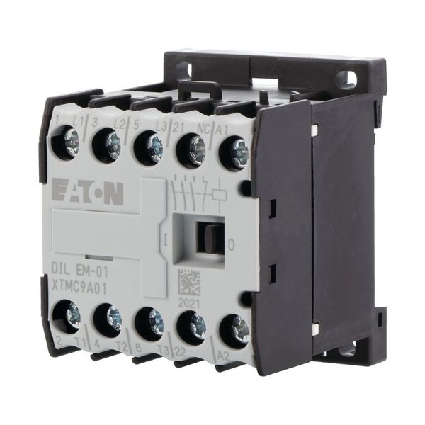 Contactor, 230 V 50 Hz, 240 V 60 Hz, 3 pole, 380 V 400 V, 4 kW, Contacts N/C = Normally closed= 1 NC, Screw terminals, AC operation image 9