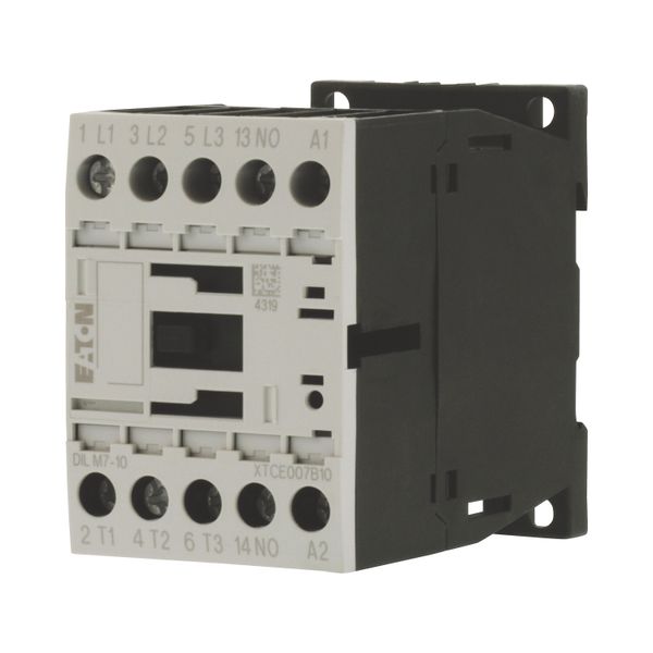 Contactor, 3 pole, 380 V 400 V 3 kW, 1 N/O, 400 V 50 Hz, 440 V 60 Hz, AC operation, Screw terminals image 12
