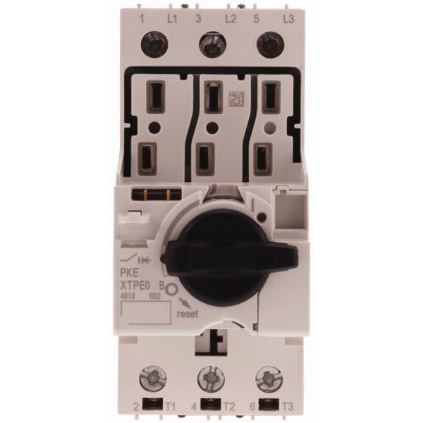 Circuit-breaker, Basic device with standard knob, 12 A, Without overload releases, Screw terminals image 2