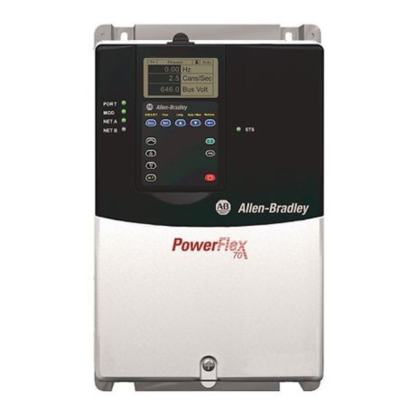 Allen-Bradley, 20AD014A0AYNANC0, PowerFlex70 AC Drive, 480 VAC, 3 PH, 14 Amps, 10 HP Normal Duty, 7.5 HP Heavy Duty,Panel Mount - IP20 / NEMA Type 1 image 1