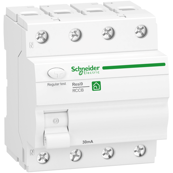 Resi9 Residual Current Circuit Breaker, 4P, 40A, 30mA, Type A image 1