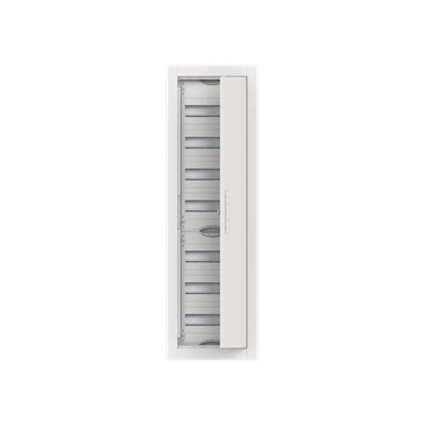 CU17V ComfortLine Compact distribution board, Flush mounting, 84 SU, Isolated (Class II), IP30, Rows: 7, 1164 mm x 365 mm x 125 mm image 1