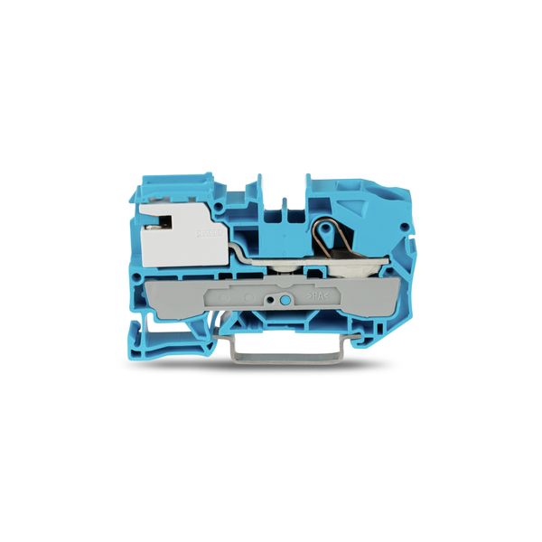 1-conductor N-disconnect terminal block 10 mm² Push-in CAGE CLAMP® blu image 1
