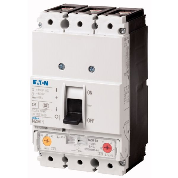 Circuit-breaker, 3p, 50A, motor protection image 1