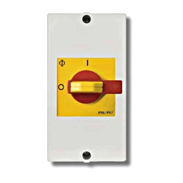 Repair switch emergency off, enclosed, 3-pole, 25A, 7.5kW image 1