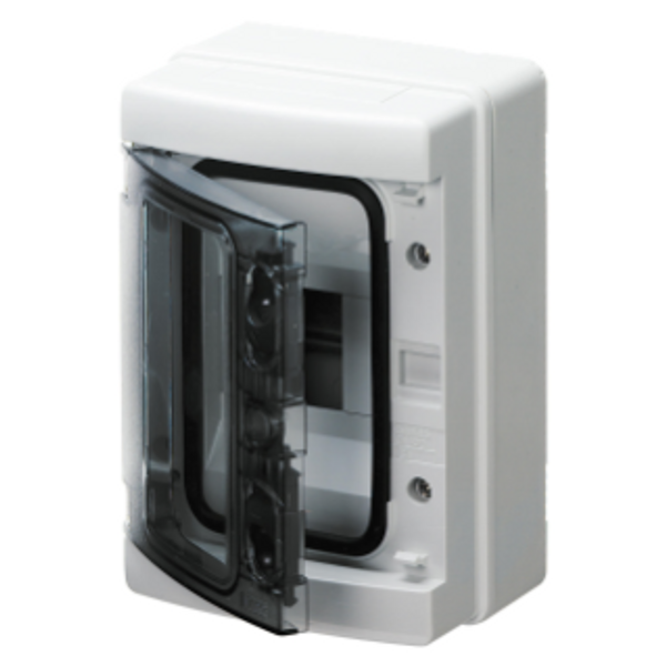 RESIDENTIAL SURFACE-MOUNTING ENCLOSURE 8 MODULES IP65 WITH TERMINAL BLOCK image 1