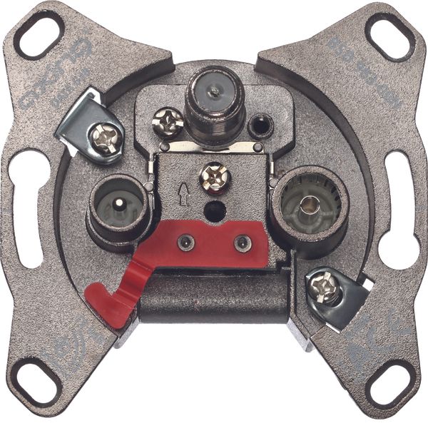 Antenna outlet CATV/DATA 3-gang terminal type 10dB 5-1006MHz image 1