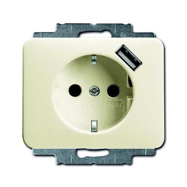 20 EUCBUSB-22G-500 Socket Outlets ivory - alpha image 1