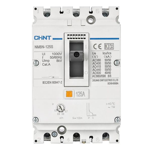 Circuit breaker NM8N-1600S TM 1250 3P (NM8N1600STM12503P) image 1