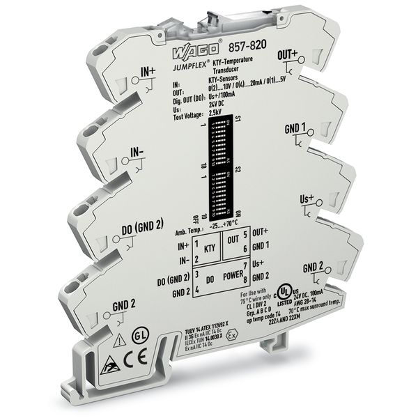 Temperature signal conditioner for KTY sensors Current and voltage out image 4