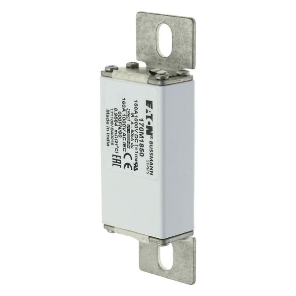 Fuse-link, high speed, 160 A, DC 1000 V, size 000, 24 x 36 x 115 mm, aR, IEC, visual indicator image 19