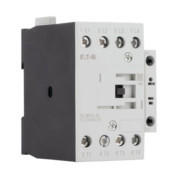 Contactor, 4 pole, AC operation, AC-1: 45 A, 1 N/O, 24 V 50/60 Hz, Screw terminals image 10