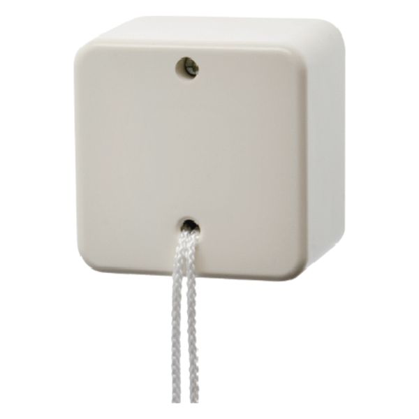 Pullcord switch off/change-over surface-mtd, surface-mtd, white glossy image 1