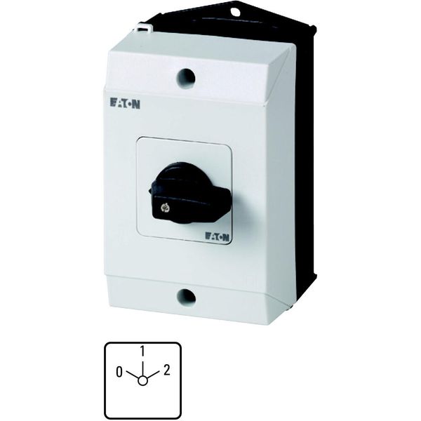 Multi-speed switches, T0, 20 A, surface mounting, 4 contact unit(s), Contacts: 8, 60 °, maintained, With 0 (Off) position, 0-1-2, Design number 8440 image 5