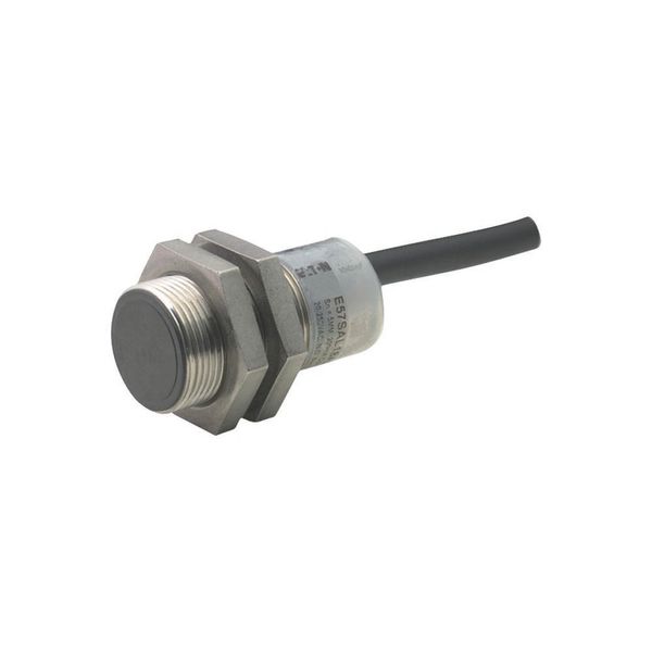 Proximity switch, E57 Premium+ Short-Series, 1 N/O, 2-wire, 40 - 250 V AC, 20 - 250 V DC, M18 x 1 mm, Sn= 5 mm, Flush, NPN/PNP, Stainless steel, 2 m c image 3