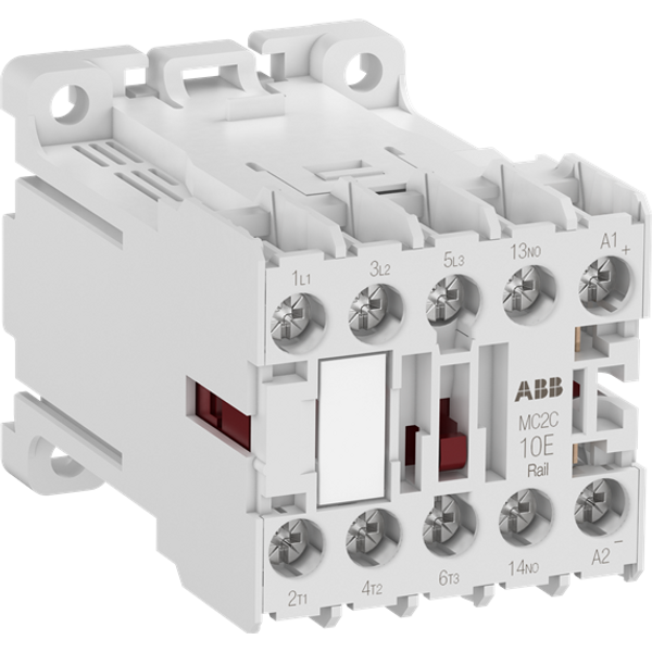 MC2C301ATWID-RAIL Mini Contactor 51 ... 90 V DC - 3 NO - 0 NC - Screw Terminals image 2