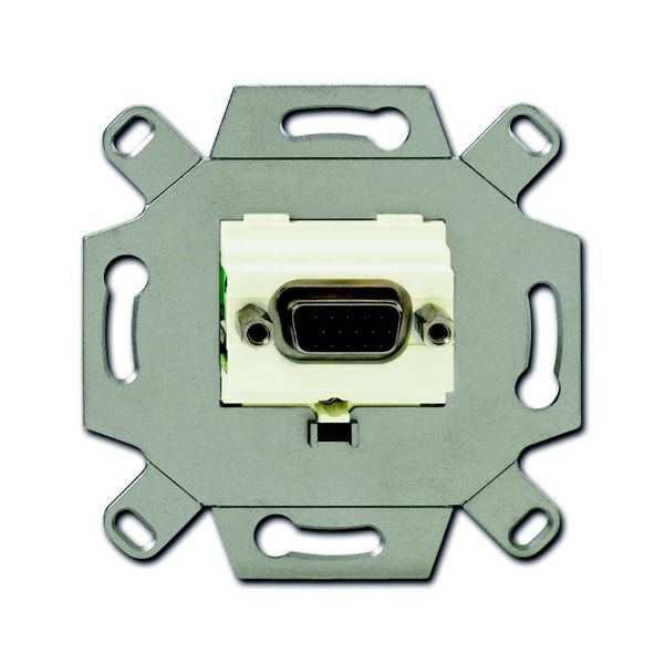VGA-Anschlussdose mit Schraubklemmen und Zugentlastung image 1