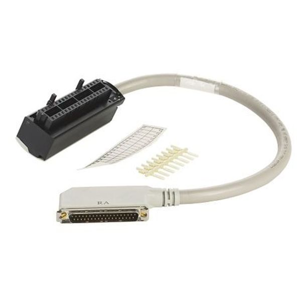 Allen-Bradley 1492-CONCAB005Z PLC Conversion Cable, Pre-wired, For Conversion From 1771-OBN to 1756-OB32 Digital I/0, For Use With 1-LD009F Conversion Module, 0.5Meter Length image 1