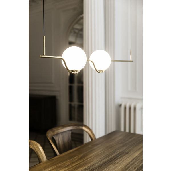 LE VITA PENDANT GOLD LED 2x6W 2700K image 2