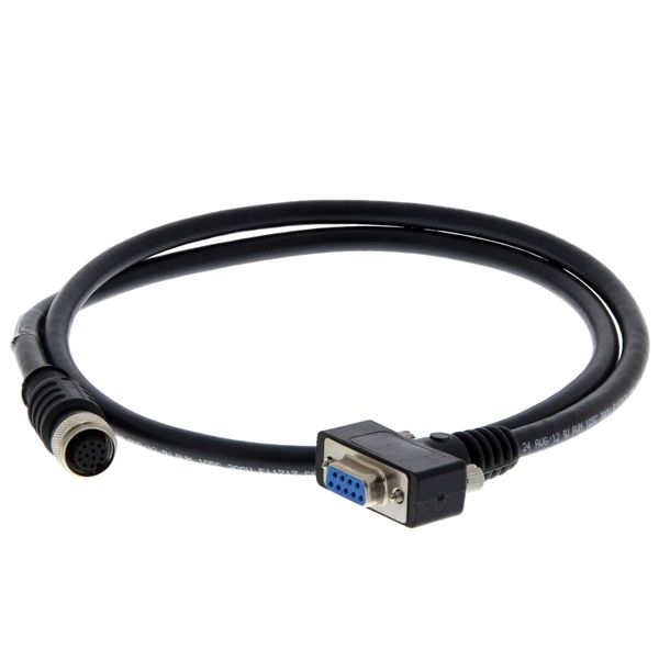 V/F 430-F Cable, M12 socket to RS-232 DB9 socket, 1 m image 1