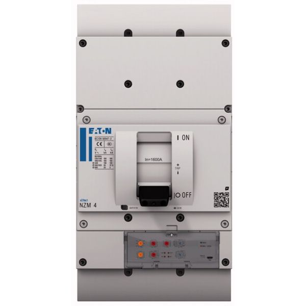 NZM4 PXR20 circuit breaker, 800A, 3p, Screw terminal, earth-fault protection image 1