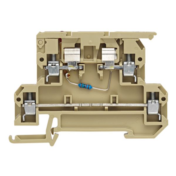 Fuse terminal, Screw connection, with LED, Screw connection, 4 mm², 24 image 1