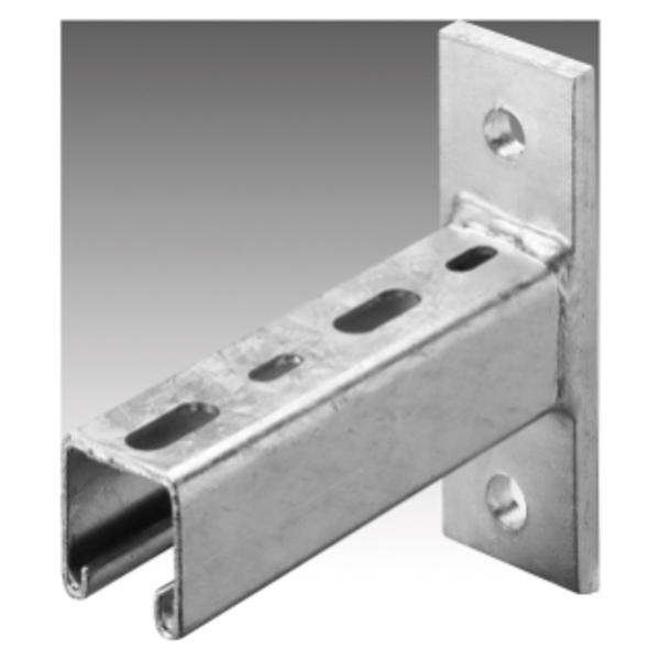 BRACKET 41X41 WITH FLAT END - LENGTH 640MM - FINISHING: HDG image 1