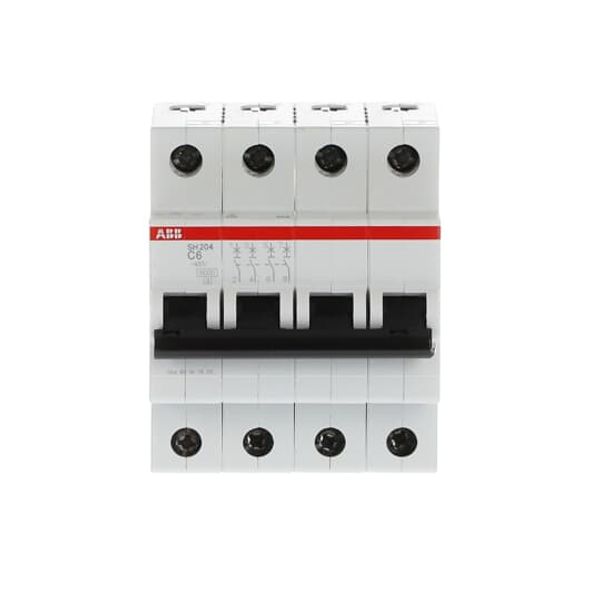 SH204-C6 Miniature Circuit Breaker - 4P - C - 6 A image 2