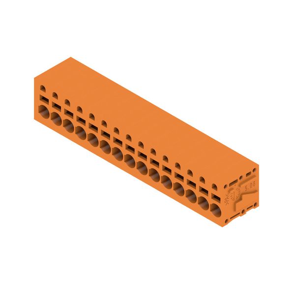 PCB terminal, 5.08 mm, Number of poles: 15, Conductor outlet direction image 4