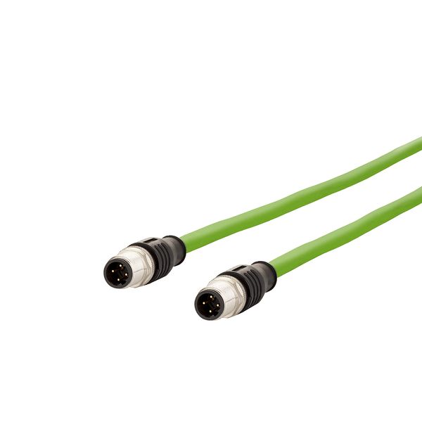 M12 Industrial Ethernet cable, D-coded, 5.0 m, M12 plug straight - M12 image 2