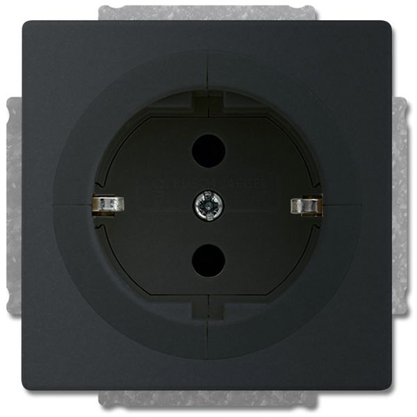 20 EUAB-885 CoverPlates (partly incl. Insert) future®, Busch-axcent®, carat® black matt image 1