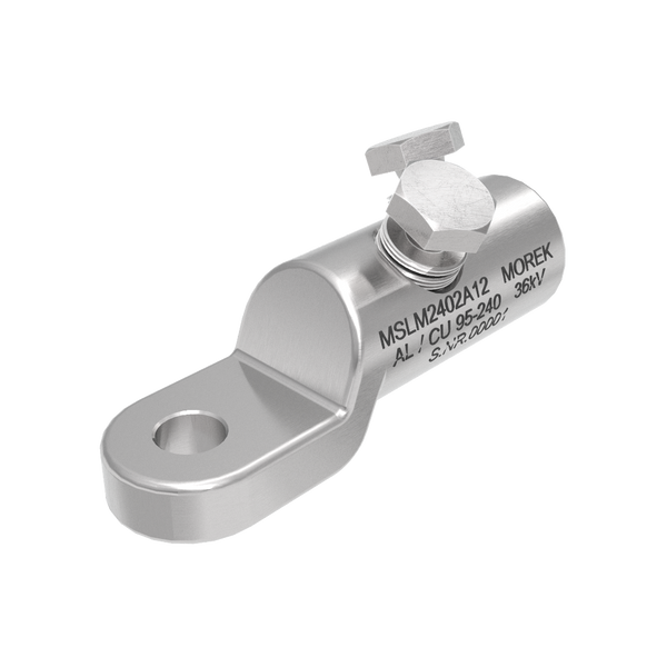 MSLM240 Al/Cu 95-240mm² 36kV 2xAluminum screw SB cable lug M12 image 1