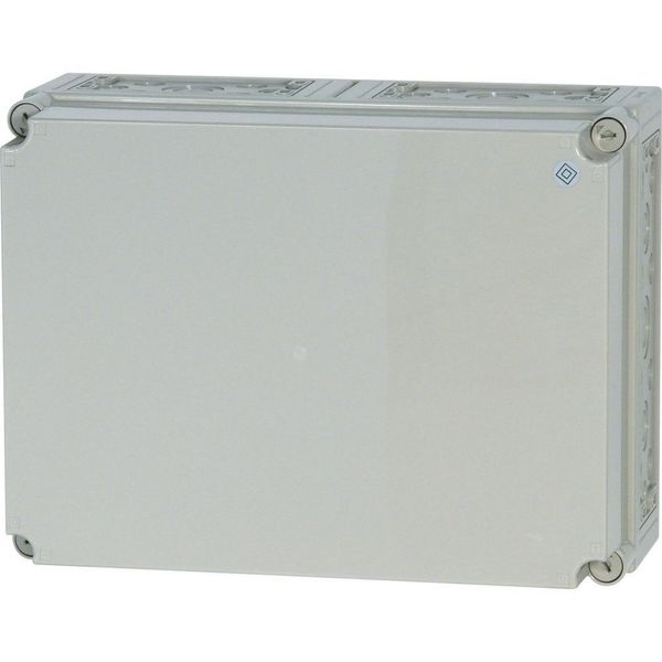 Insulated enclosure, +knockouts, RAL7035, HxWxD=500x375x225mm image 3