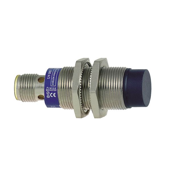 inductive sensor XS2 M18, L49mm, brass, Sn8mm, 12..24VDC, M12 image 1