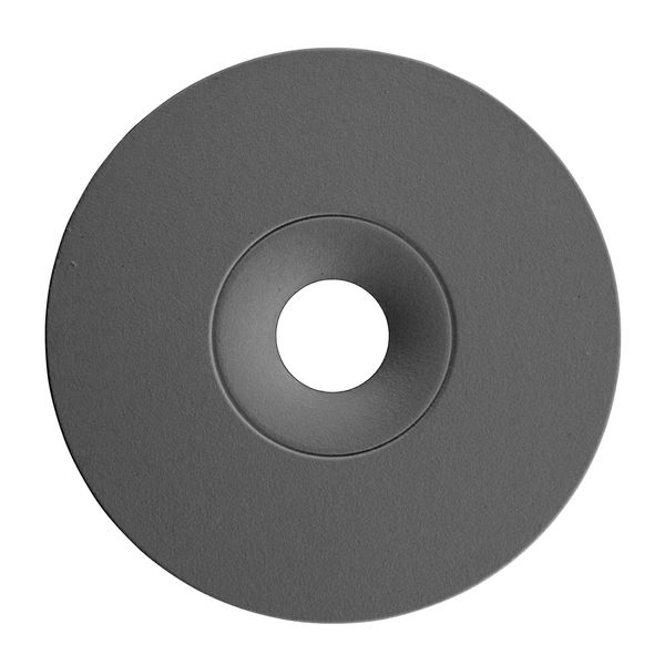 Plug over housing anthracite round zinc die cast image 3