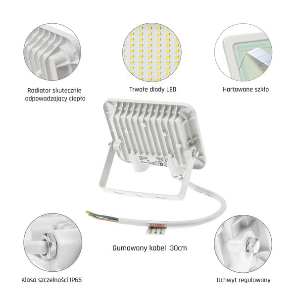 NOCTIS LUX 2 SMD 230V 20W IP65 CW white image 7