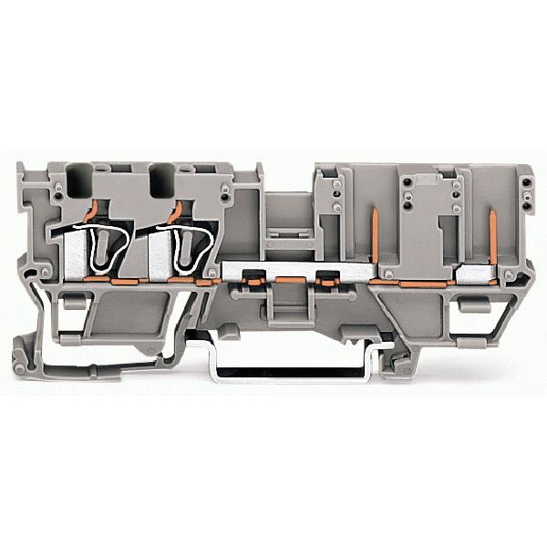 2-conductor/2-pin carrier terminal block for DIN-rail 35 x 15 and 35 x image 1