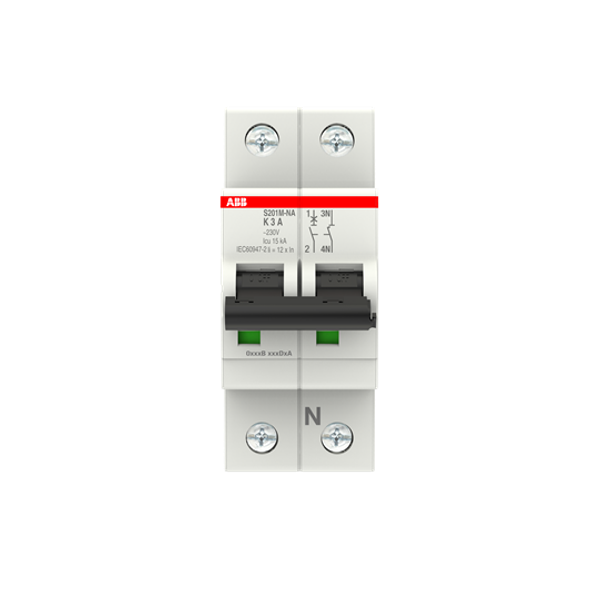 S201M-K3NA Miniature Circuit Breaker - 1+NP - K - 3 A image 3