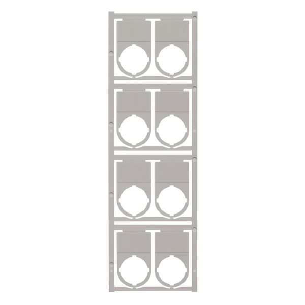 Device marking, Self-adhesive, 27 mm, Polyamide 66, grey image 1