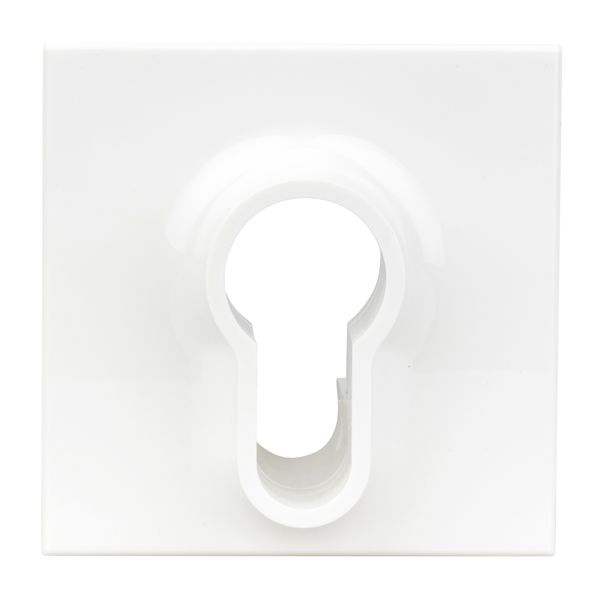 Cover for key switch, white image 1