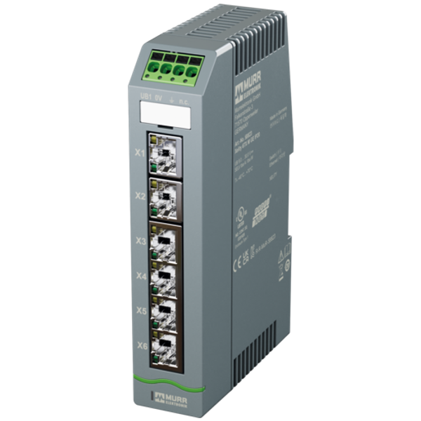 Xelity 6TX managed switch 6 port 1000Mbit ProfiNet IP20 image 2