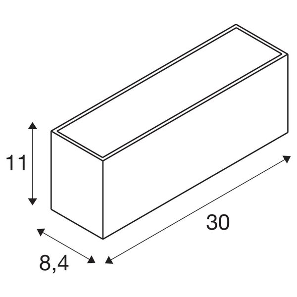 SITRA L WL 24W 2700 / 4150lm 105ø ?80 230V 3/4K IP44 rost image 4