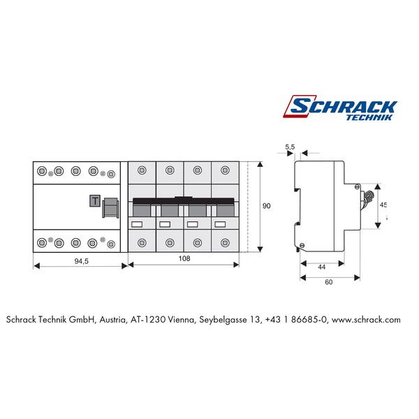 Residual Current Add-on Block 80/4/03-S/A image 3