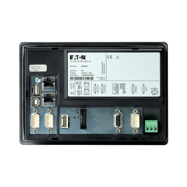 Control panel with PLC as SWD coordinator, 24 VDC, 7 Inches PCT-Display, 1024x600, 2xEthernet, 1xRS232, 1xRS485, 1xCAN,1xSWD, 1xProfibus image 10