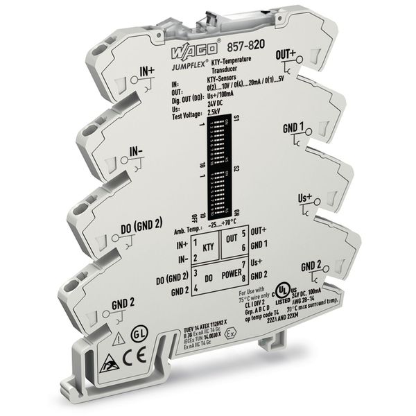 Temperature signal conditioner for KTY sensors Current and voltage out image 2