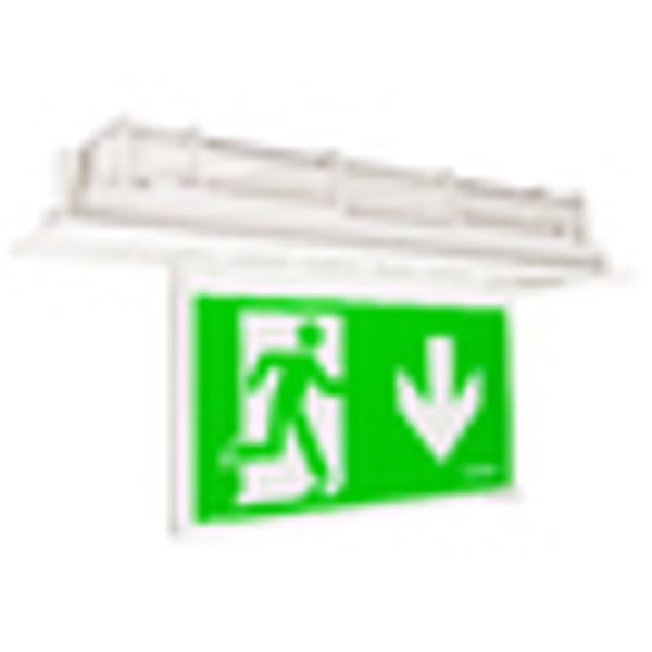 KB emergency lumin. LED 230V AC 3h self control univ. mount image 12