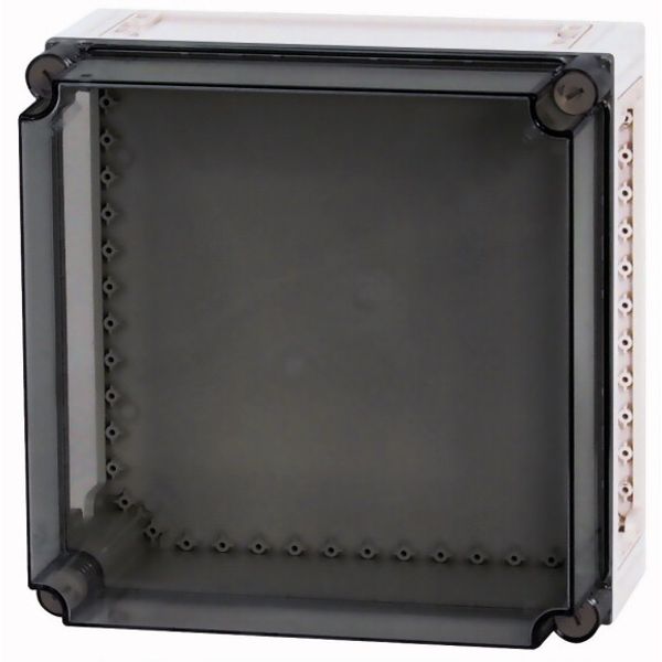 Insulated enclosure, top+bottom open, HxWxD=375x375x225mm image 1