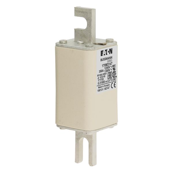 Fuse-link, high speed, 350 A, AC 1250 V, compact size 1, 45 x 45 x 138 mm, aR, DIN, IEC, single indicator image 18