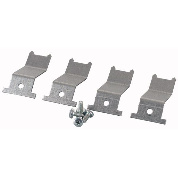 Mounting kit for installing the flush mounting/hollow wall slim distribution board in hollow walls, kit consisting of 4 straps, including screws image 1